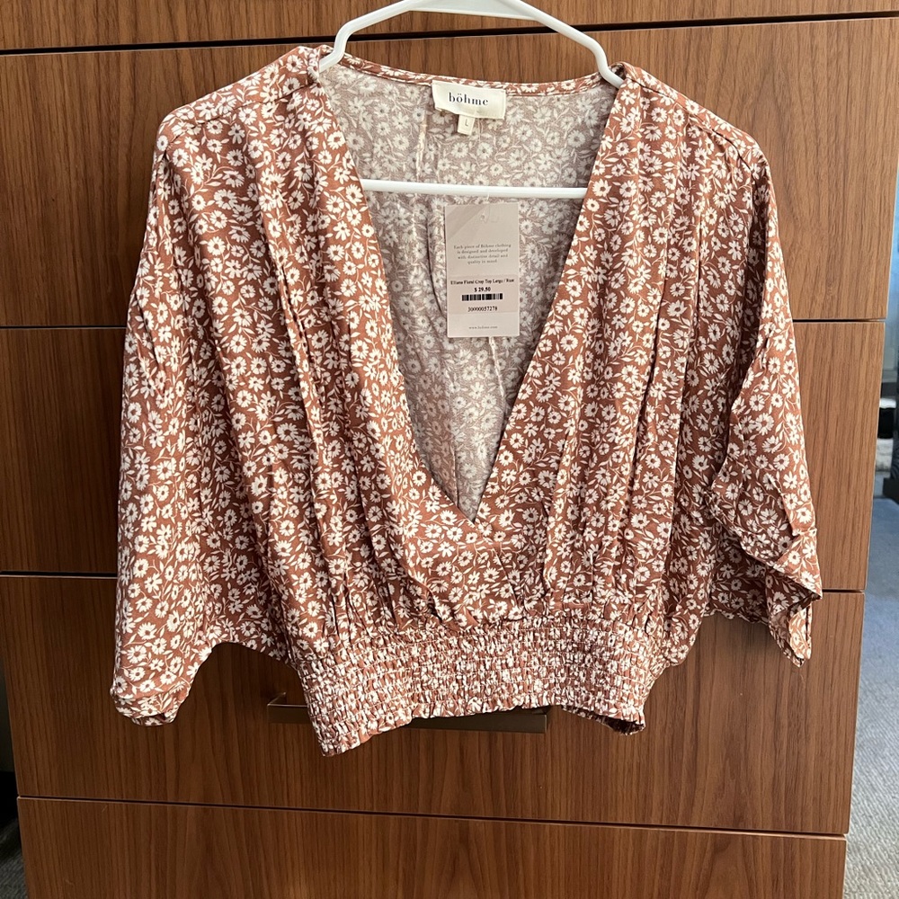 Bohme Elliana Floral Crop Top